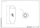 Aeromotive In-Line Filter - (AN-12 ORB) 10 Micron Microglass Element