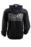 Sparco Swtshrt Hooded Heritage Blk Lr