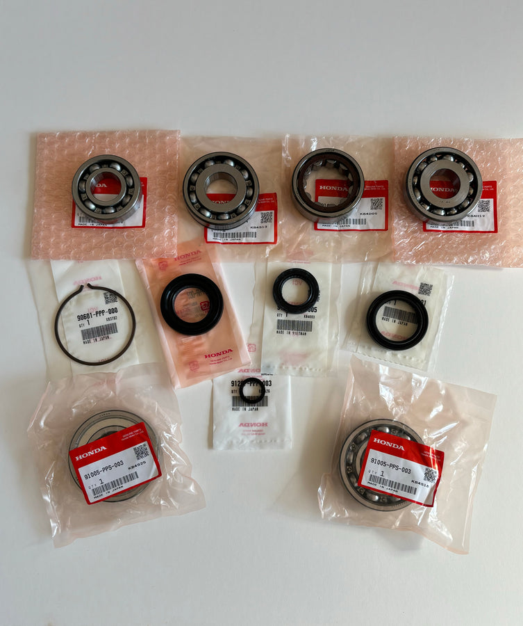 Genuine OEM Honda Bearing/Seal Kit for K Series RSX Type S 6-Speed w/ diff bearings (2002-2004)
