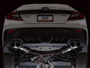 AWE Tuning 22-25 Subaru VB WRX Track Edition Axleback Exhaust - Chrome Silver Tips