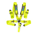 NRG SFI 16.1 5Pt 3 Inch Seat Belt Harness with Pads / Cam Lock - Neon Green