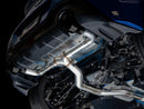 AWE Subaru BRZ / Toyota GR86 / Toyota 86 Track Edition Cat-Back Exhaust- Diamond Black Tips