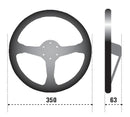 Sparco Strwhl 345 Leather Black