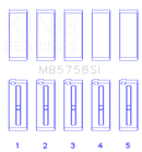 King Engine Bearings 2007 Mini Cooper Main Bearing Set - Size STD