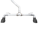 AWE 2022 VW GTI MK8  Track Edition Exhaust - Diamond Black Tips