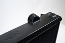 CSF 92-00 Honda Civic w/K-Swap V3 Radiator - Black Finish Fan not included