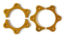BLOX Honda S2000 Racing Half Shaft Spacers-Silver (Recommended for vehicles lowered 1.25in or more)