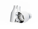 AWE Tuning Audi B9 A5 Touring Edition Exhaust Dual Outlet - Chrome Silver Tips (Includes DP)