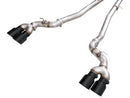 AWE BMW G90/G99 M5 Track Edition Catback Exhaust - Diamond Black Tips