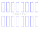 King Engine Bearings 08-10 Ford Powerstroke 6.4L Connecting Rod Bearing Set - Size STD
