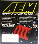 AEM 3.25 inch DRY Flow Short Neck 5 inch Element Filter Replacement