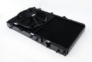 CSF 92-00 Honda Civic w/K-Swap V3 Radiator - Black Finish Fan not included