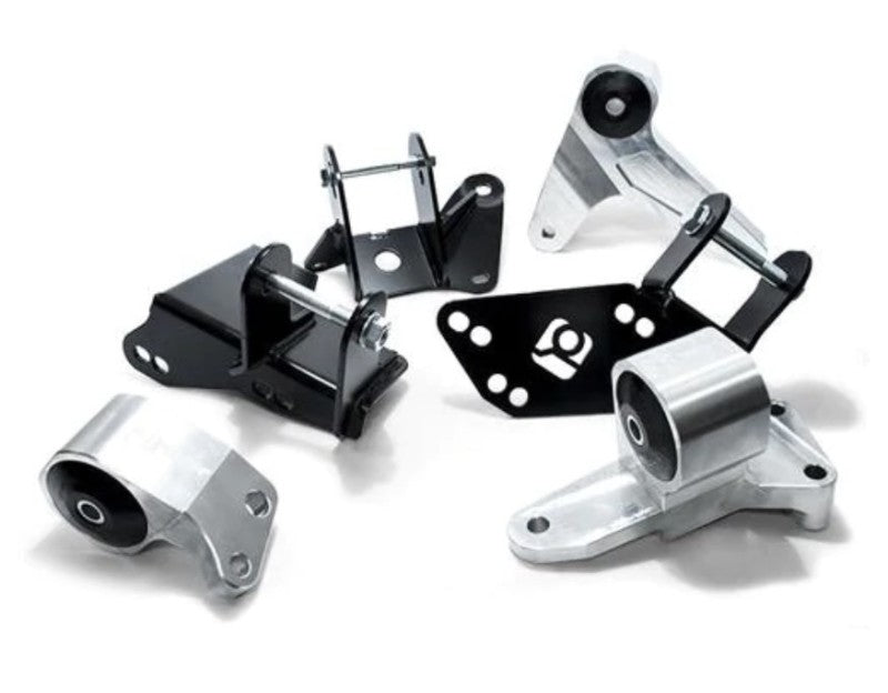 Innovative 96-00 Civic K-Series Black Aluminum Mounts 75A Bushings (EG/DC Subframe)