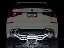 AWE Tuning 20-25 BMW X3 M/M Comp (F97) AWD SwitchPath Axle-back Exhaust - Chrome Silver Tips