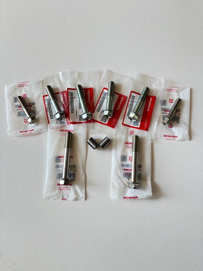 OEM Honda K series Manual Transmission / Starter Bolt Kit with dowel pins K20 K24 RSX Civic SI TSX