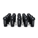 BLOX Racing Street Series Forged Lug Nuts - Black 12 x 1.5mm - Set of 16 (New Design)