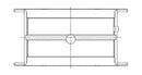 ACL Chevrolet V8 396/402/427/454 Race Series Standard Size Main Bearing Set with Extra Oil Clearance