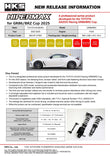 HKS 21+ Toyota GR86/Subaru BRZ Cup Hipermax R Full Kit