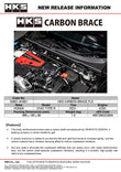 HKS Honda Civic Type R (FL5) Carbon Brace - Full Set