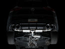 AWE MK8 Volkswagen Golf R 3in Touring Edition Quad Exhaust - Chrome Silver Tips