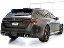 AWE BMW G90/G99 M5 Track Edition Catback Exhaust - Chrome Silver Tips