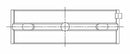 ACL Nissan VQ35DE 3.5L-V6 0.025 Oversized High Performance Main Bearing Set