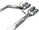 AWE Tuning 05-07 C6 Chevrolet Corvette 6.0L Track Edition Axleback Exhaust w/ Chrome Silver Tips