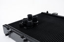 CSF 92-00 Honda Civic w/K-Swap V3 Radiator - Black Finish Fan not included