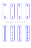 King Engine Bearings Mitsubishi 181CI 3.0L 6G72 V6 Main Bearing Set - Size STD