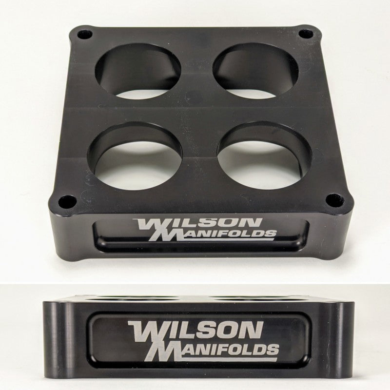 Wilson Manifolds Carburetor Spacer 4500 / 1.50" Tapered Lightweight (2" Bore)