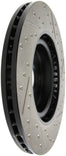 StopTech 02-06 Acura RSX Type S / 06-09 Honda Civic Si Slotted & Drilled Right Front Rotor