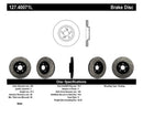 StopTech 07-08 Acura MDX SportStop Slotted & Drilled Left Front Rotor