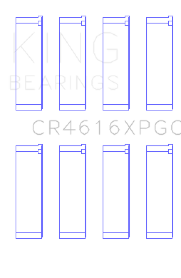 King Subaru FA20 / Toyota 4U-GSE - Size .25 Oversized Tri-Metal Connecting Rod Bearing Set