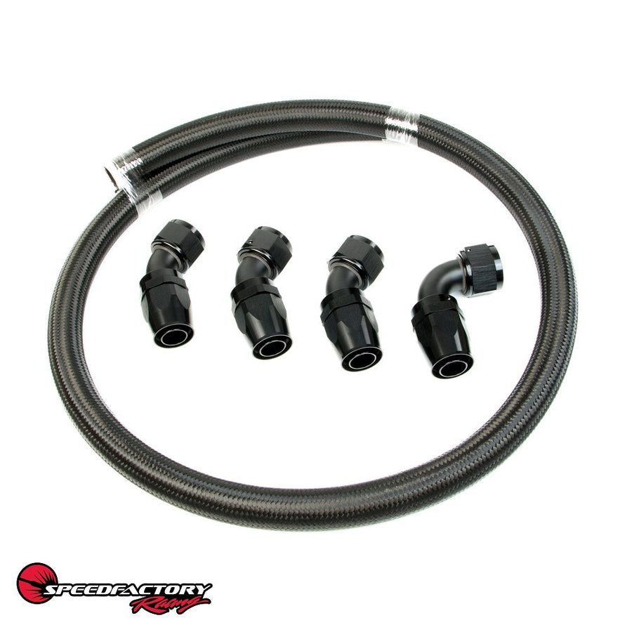 SpeedFactory Racing Tucked Radiator -16 AN Hose and Fitting Kit For K / J-Series [SF-06-049]