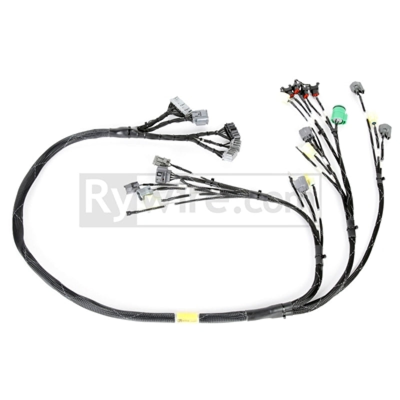 Rywire Honda B-Series OBD1 Tuck Budget Eng Harness w/OBD1 Dist/Inj/Alt/'92-'95 ECU Plugs (Adapter Req) [B1-BASE]