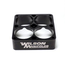 Wilson Manifolds Carburetor Spacer 4500 / 2.00" Tapered Lightweight (2.825" Bore)
