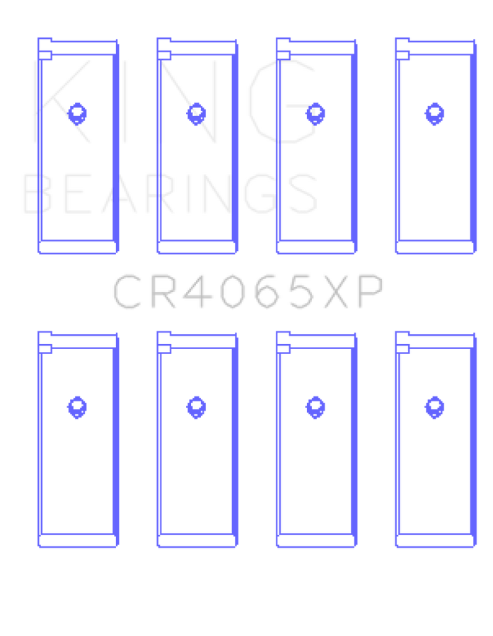 King Nissan KA-24DE (Size STD) Performance Rod Bearing Set