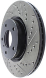 StopTech 1/02-05 Infiniti G35 (alloy disc) / 6/02-05 Nissan 350Z Slotted & Drilled Left Front Rotor