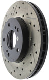 StopTech Power Slot 6/89-96 Nissan 300ZX Slotted & Drilled Right Front Rotor