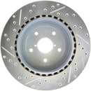 StopTech Select Sport 05-07 Subaru Impreza (DOES NOT FIT WRX/STI) Slotted / Drilled Left Rear Rotor