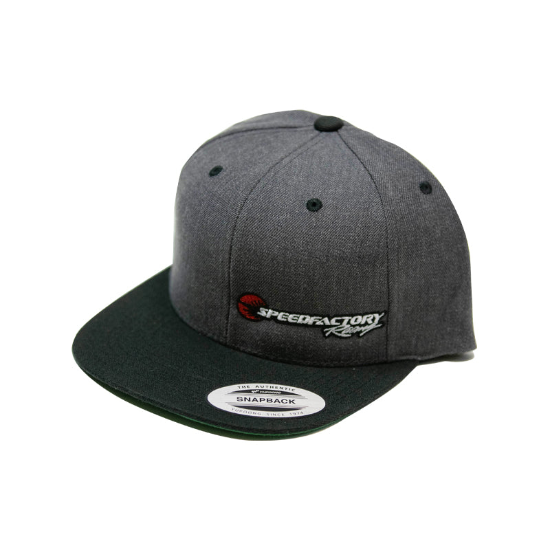 SpeedFactory Racing Dark Heather Grey/Black Snapback Hat [SF-09-539]