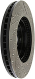 StopTech 02 Lexus ES 250/300/330/350 / 05-07 Toyota Avalon Slotted & Drilled Right Front Rotor