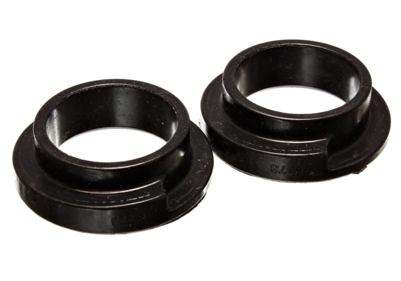 Energy Suspension Universal 2 1/8in ID 2 1/2in OD 5/8in H Black Coil Spring Isolators (2 per set)