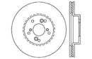 StopTech 99-08 Acura TL (STD Caliber) / 01-03 CL / 04-09 TSX Cross Drilled Left Front Rotor