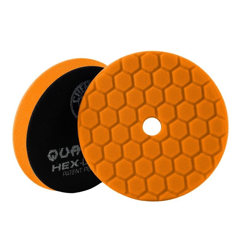 Chemical Guys Hex-Logic Quantum Medium-Heavy Cutting Pad - Orange - 5.5in