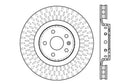StopTech Drilled & Slotted Left Sport Brake Rotor for 2009 Cadillac CTS-V