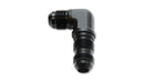 Vibrant -10AN Bulkhead Adapter 90 Degree Elbow Fitting - Anodized Black Only [VIB10612]