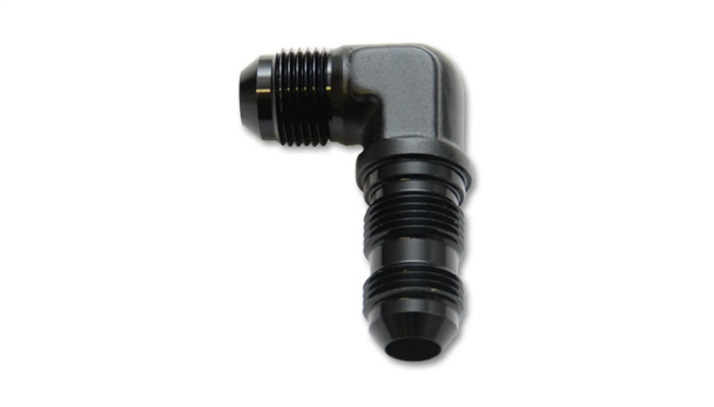 Vibrant -10AN Bulkhead Adapter 90 Degree Elbow Fitting - Anodized Black Only [VIB10612]