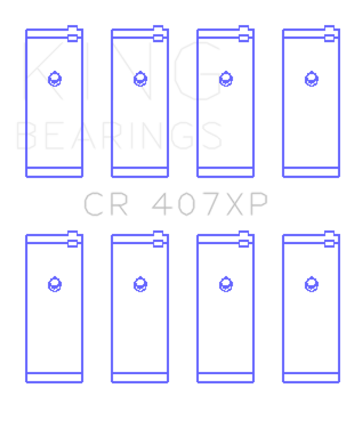 King Nissan CA18DET (Size STD) Performance Rod Bearing Set