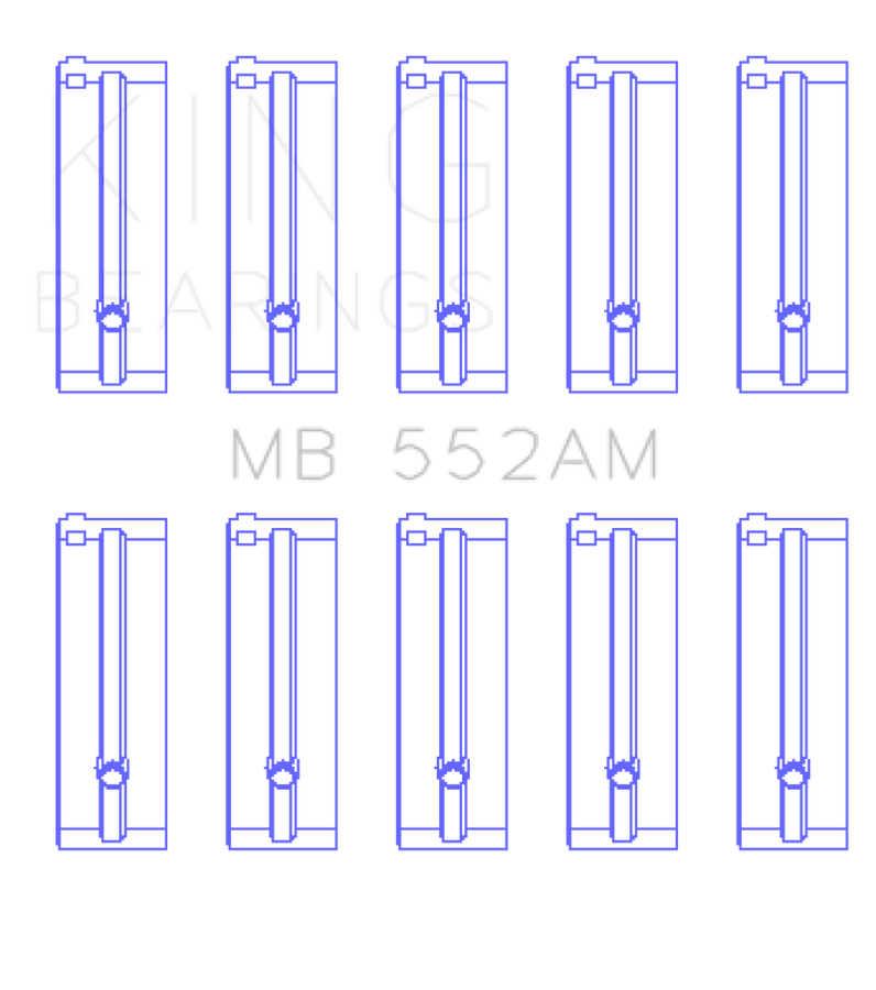 King Toyota 3T/TG / 12T / 4TG Main Bearing Set